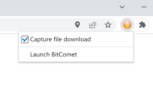 BitComet Download Extension screenshot 1