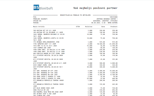 BizniSoft screenshot 1