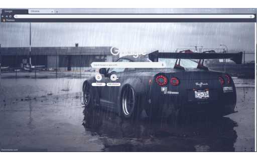 black car and rain screenshot 1