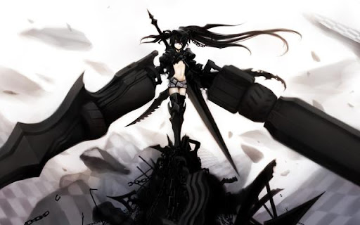 Black Rock Shooter Desktop Wallpaper Image An screenshot 1