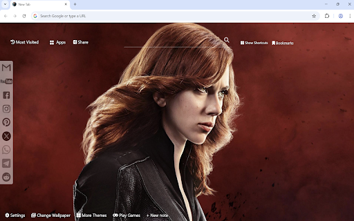 Black Widow Wallpaper screenshot 1