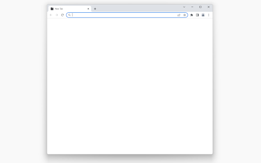 Blank New Tab Page screenshot 1