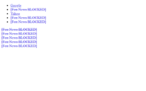 Block Fox News screenshot 1