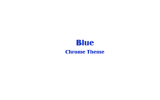 Blue Chrome Theme screenshot 1