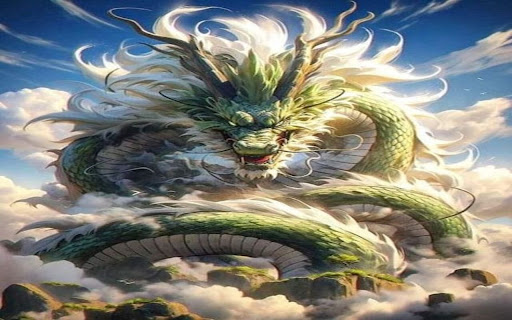 blue dragon wallpaper screenshot 1