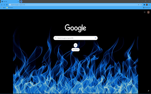 Blue Flames HD Wallpaper Theme screenshot 1