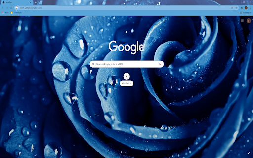Blue Rose HD Wallpaper Theme screenshot 1