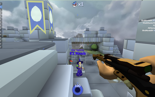 Blue Wizzard Digital | Shell Shockers Theme screenshot 1