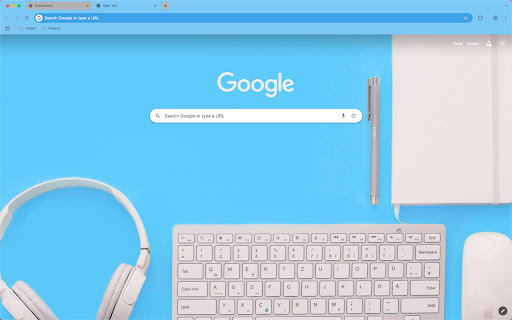 Blue Workspace screenshot 1