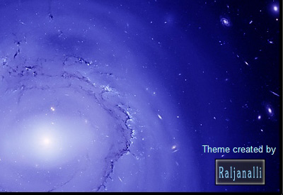 BlueGalaxy4921-1280 OpticBlue Hubble6 Theme screenshot 1