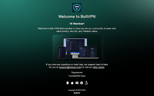 Bolt VPN & Proxy - Free VPN for Chrome screenshot 1