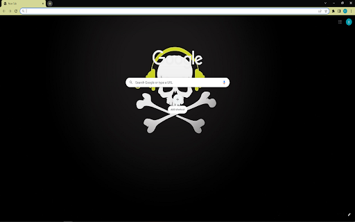 Bone Headphone New Tab screenshot 1