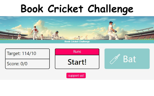 Book Cricket Challenge screenshot 1