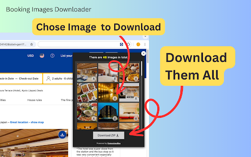 Booking Images Downloader screenshot 1