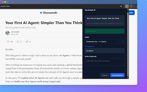 Bookmark.AI screenshot 1