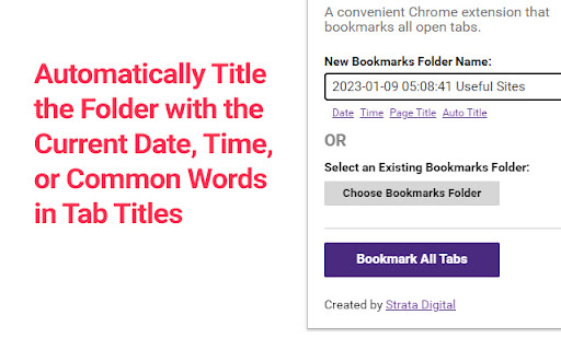 Bookmark All Tabs screenshot 1