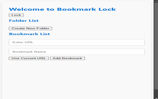 Bookmark Lock screenshot 1