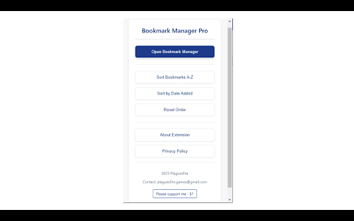 Bookmark Manager Pro screenshot 1