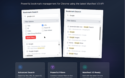 Bookmark Search screenshot 1