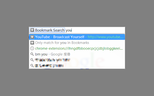 Bookmark Search screenshot 1
