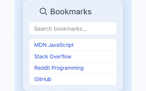 Bookmark Search screenshot 1