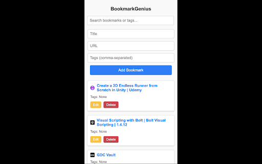 BookmarkGenius screenshot 1