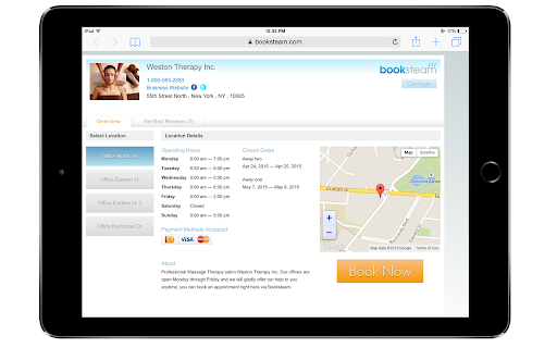 BookSteam Appointment Scheduling screenshot 1