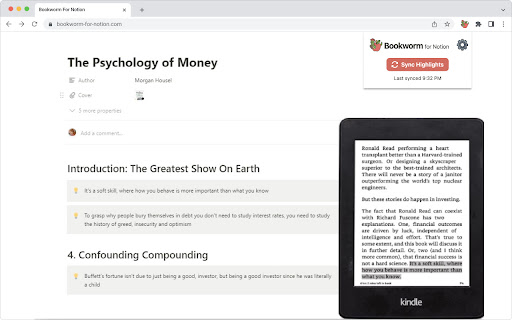 Bookworm for Notion screenshot 1