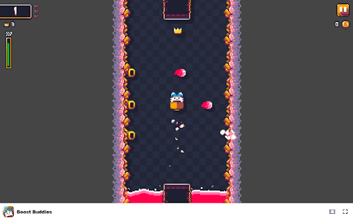 Boost Buddies - Navigate lasers, hammers, and enemies to reach the top! screenshot 1