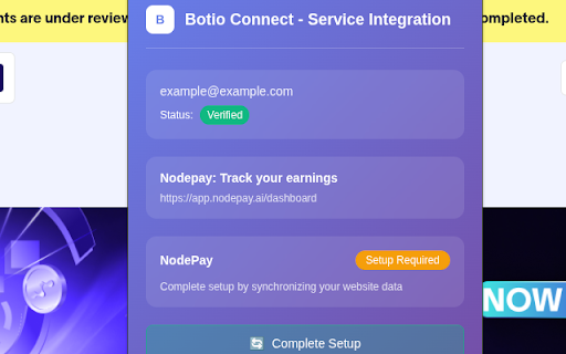 Botio Connect - Service Integration screenshot 1