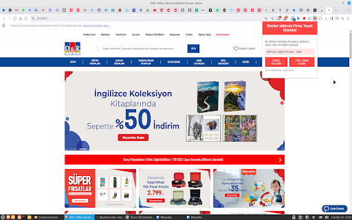 Boykot Firma Tespit Eklentisi screenshot 1