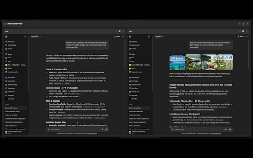BranchGPT - AI Chat Branch Visualizer screenshot 1