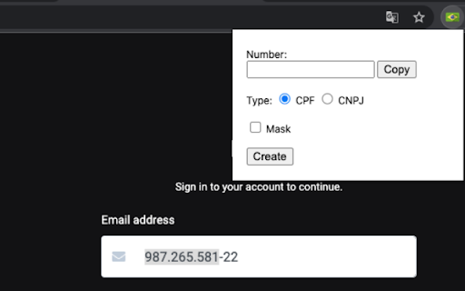 Brazilian Document - Test screenshot 1