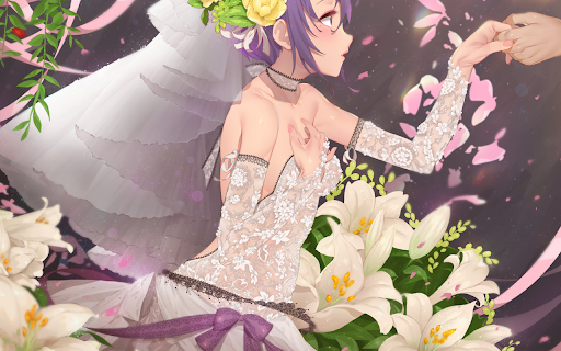 Bridal Elegance Amongst Lilies screenshot 1