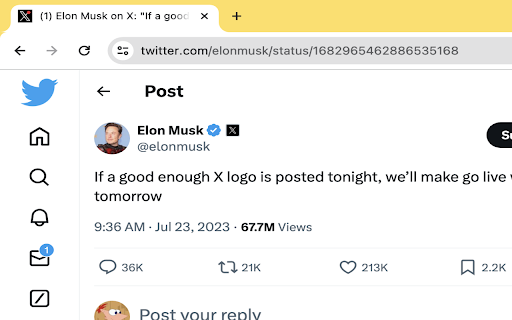 Bring Twitter bird back screenshot 1