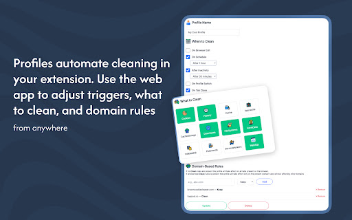 Broom Cookie Cleaner & Cookie Editor screenshot 1