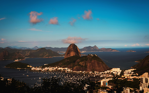 Brown Mountain Surrounded with White Buildings screenshot 1