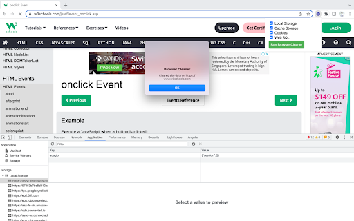 Browser Cleaner screenshot 1