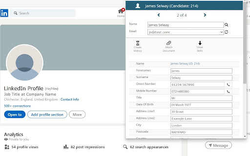 Browser Extension for Colleague screenshot 1