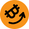 BTC Badge - Bitcoin Price Ticker logo