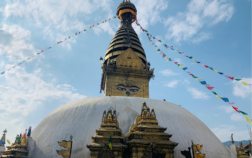 Buddha Temple against Blue Sky screenshot 1
