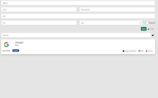 BuddyPassword screenshot 1