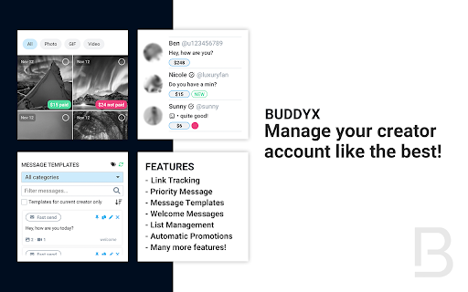 BuddyX for Creators screenshot 1