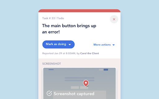 BugHerd: Visual Feedback & Bug Tracking Tool screenshot 1