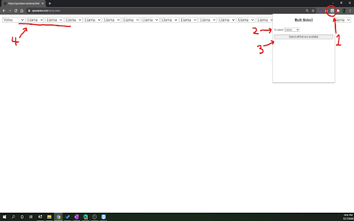 Bulk Select screenshot 1