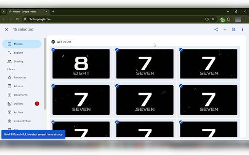 Bulk Select Google Photos screenshot 1