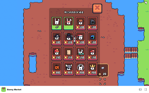 Bunny Market Game - Explore a magical island as an adventurous bunny! screenshot 1