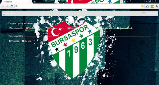 Bursaspor Theme screenshot 1