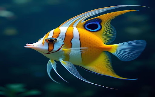 butterfly fish wallpaper screenshot 1