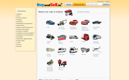 BuyandSell.ie screenshot 1